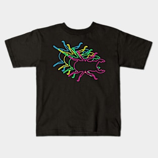 Beetle 80s Neon Kids T-Shirt